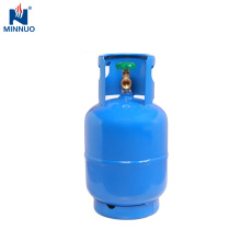 Cylindre à gaz Dominica lpg, réservoir de propane bleu 5kg avec brûleur